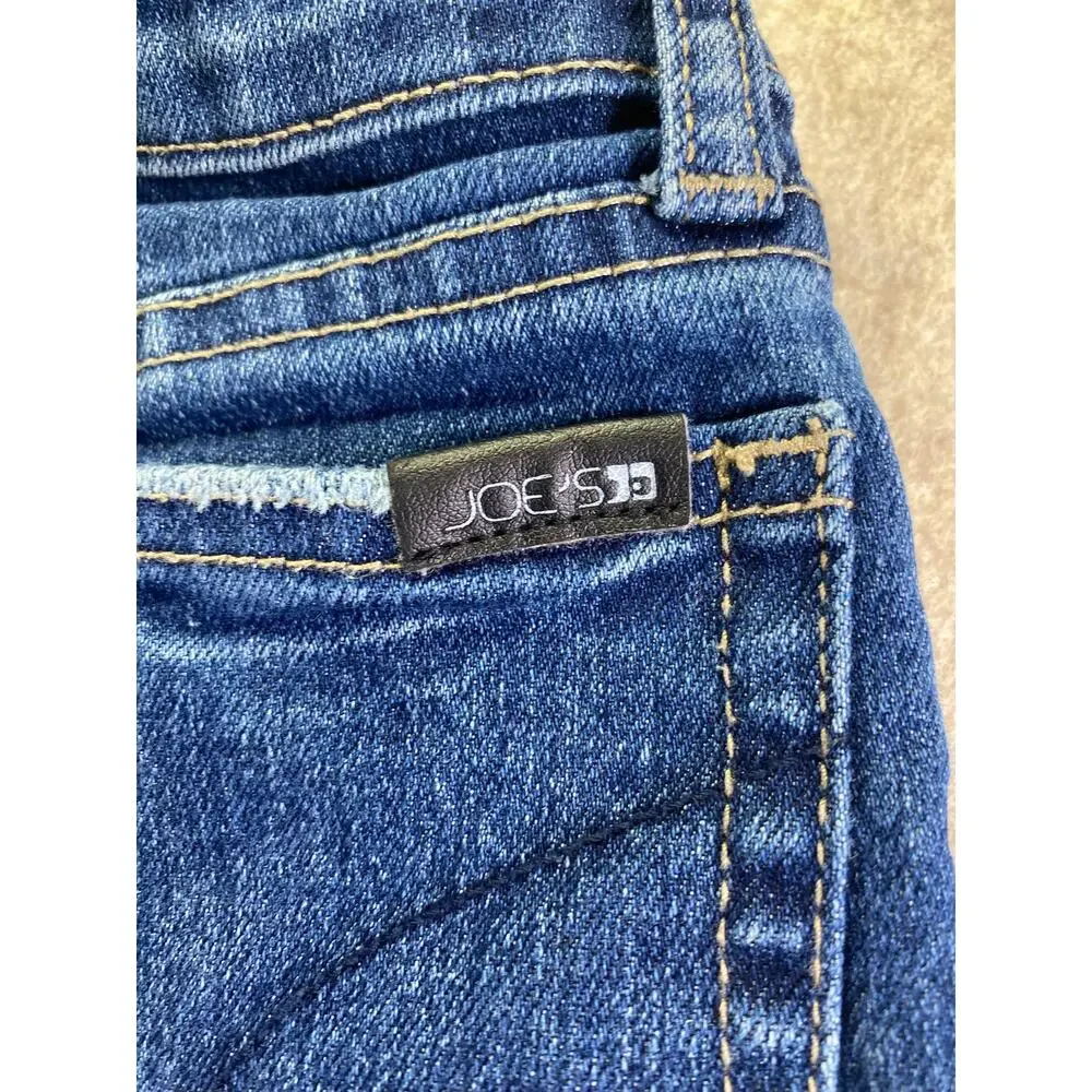 Joe's Jeans Skinny Distressed Adjustable Waist Blue Jeans Size 5